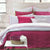 Designer's Guild Astor Hot Pink Bedding Fig Linens and Home