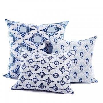 John Robshaw Pillows at Fig LInens and Home. Throw Pillows: Euro Pillows, Bolster & Lumbar Pillows, Decorative Squares.