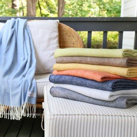 Lands Downunder Throw Blankets at Fig Linens and Home