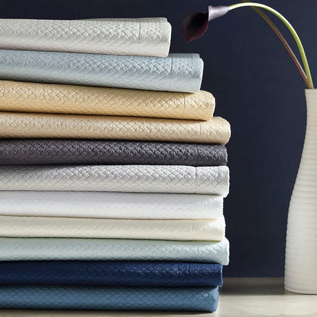Matouk Alba Quilts and Quilted Shams at Fig Linens and Home - Coverlets & Quilts Collection