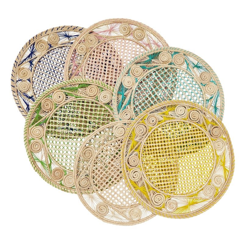 Aloha Raffia Placemats by Mode Living – FIG LINENS AND HOME