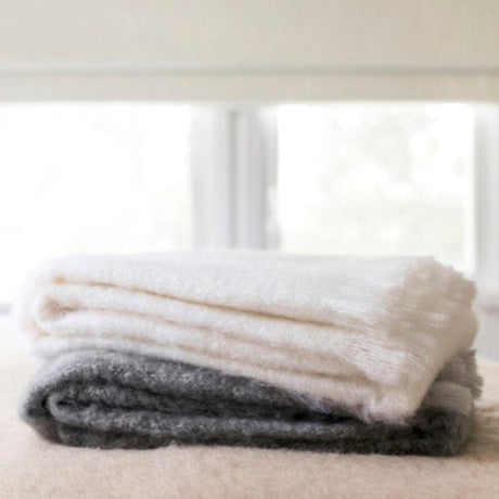 Mohair Throw Blankets at Fig Linens and Home