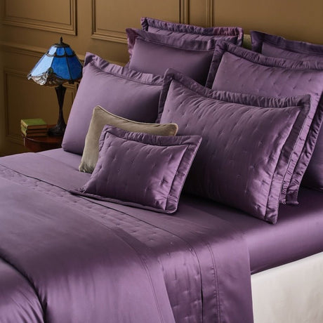 Yves Delorme's Iris Purple - FIG LINENS AND HOME