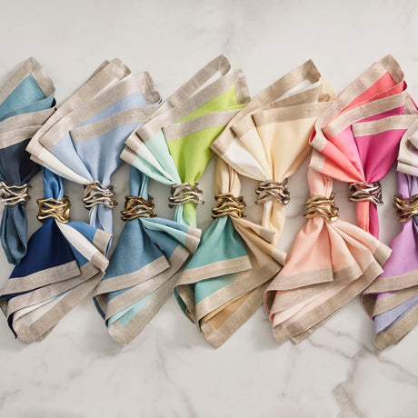Kim Seybert Dip Dye Cloth Napkins at Fig Linens and Home