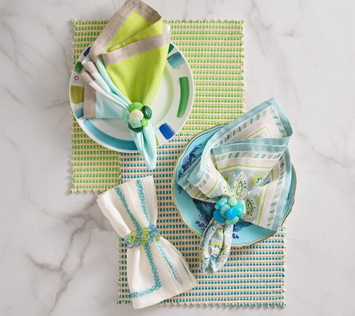 Kim Seybert Duet Placemats | Reversible Placemat for Everyday Entertaining