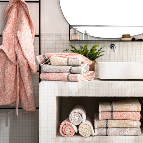 Le Jacquard Français Charme Bath Collection - Towels, Bath Mats, Wash Mitts and Robes