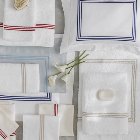 Matouk Bel Tempo Collection. Bedding and Bath that's Luxurious, Timeless and Beautifully Embroidered
