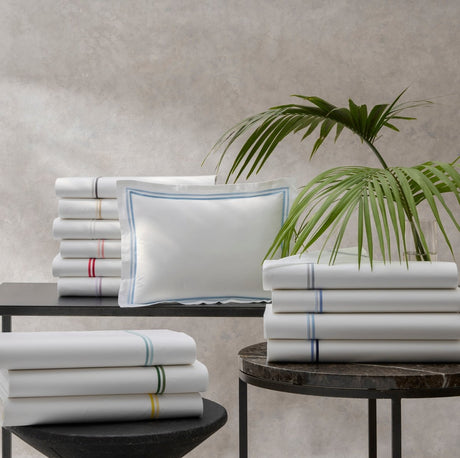 Matouk Essex Linens & Bedding at Fig Linens and Home | Cotton Percale Sheets and Duvet Covers