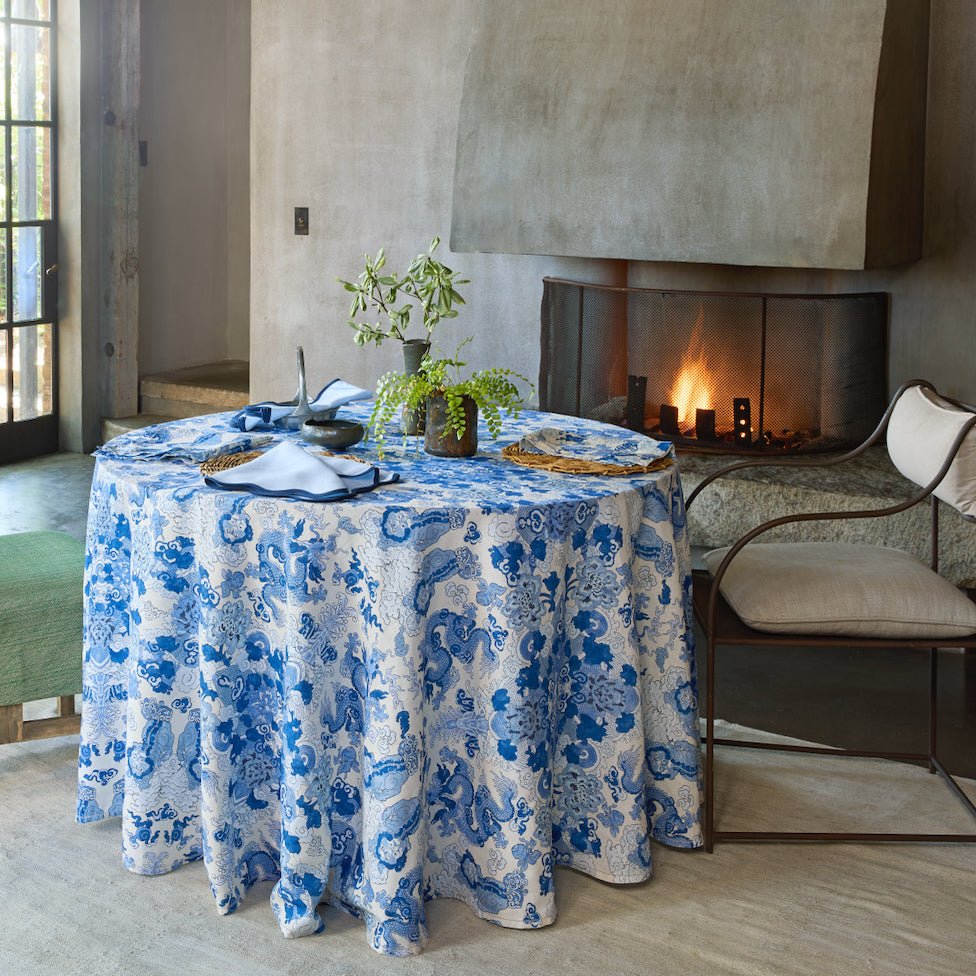 Matouk Schumacher Magic Mountain Table Linens at Fig Linens and Home
