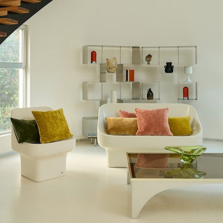 Yves Delorme Orphéo Velvet Throw Pillows at Fig Linens and Home