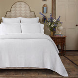 Organic Hand Stitched Coffee Quilt by John Robshaw at Fig Linens and Home - 2