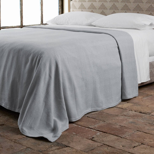 Lavanya Mist Blanket by John Robshaw at Fig Linens and Home - 2