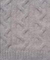 Alashan Cashmere - 100% Cashmere Throw - Cable Detail of Latte 8149 at Fig Linens and Home