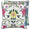 Brocart Decoratif Linen - Fuchsia - Cushion - 22" X 22"