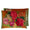 Fleurs d artistes Velours - Terracotta - Cushion - 18" X 24" - throw pillow