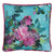Bouquet de Roses - Turquoise - Cushion - 20" x 20"