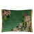 Fleurs d artistes Velours - Vintage Green - Cushion - 18" X 24"