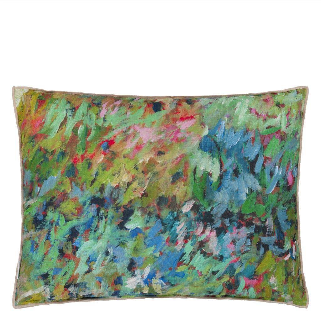 Foret Impressionniste - Forest - Cushion - 18" X 24"