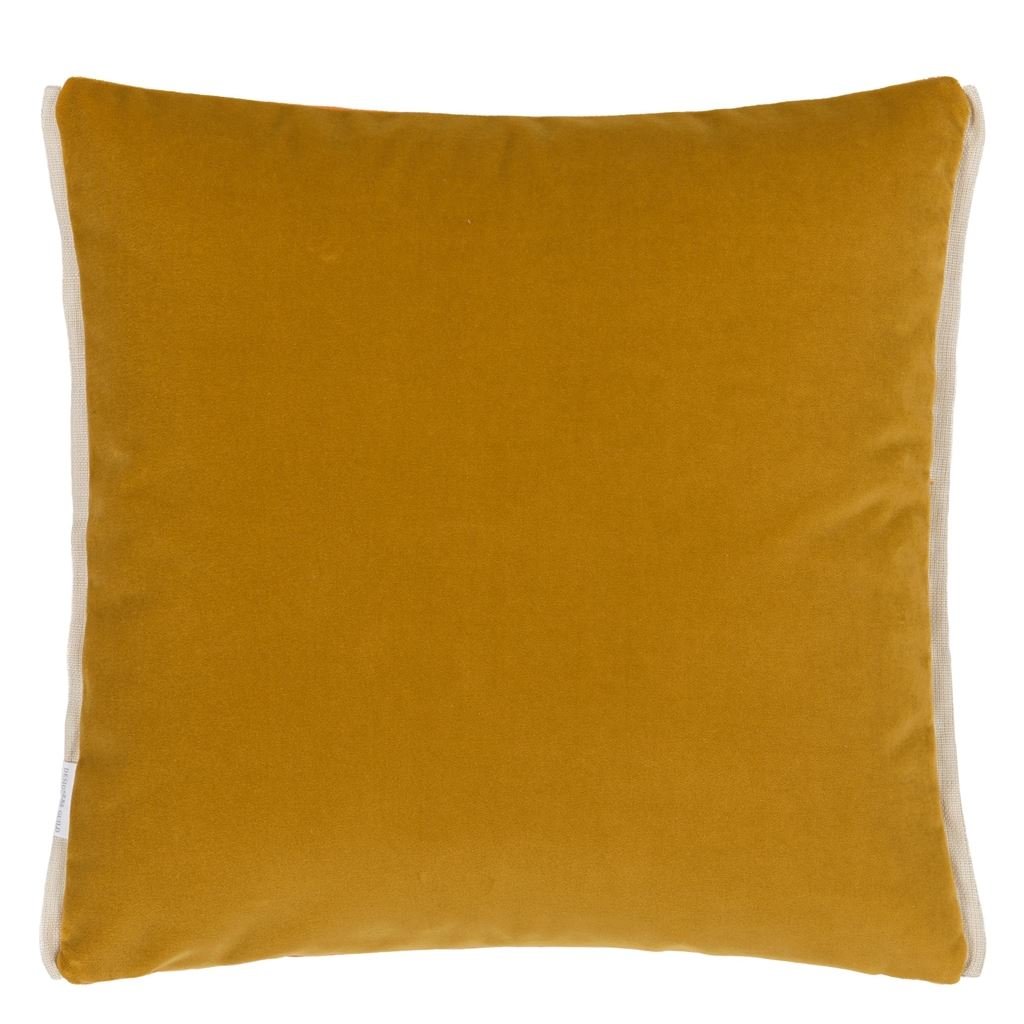 Designers Guild Varese Zinnia & Ochre Decorative Pillow - Zinnia & Ochre - Cushion - 17" x 17" - 4