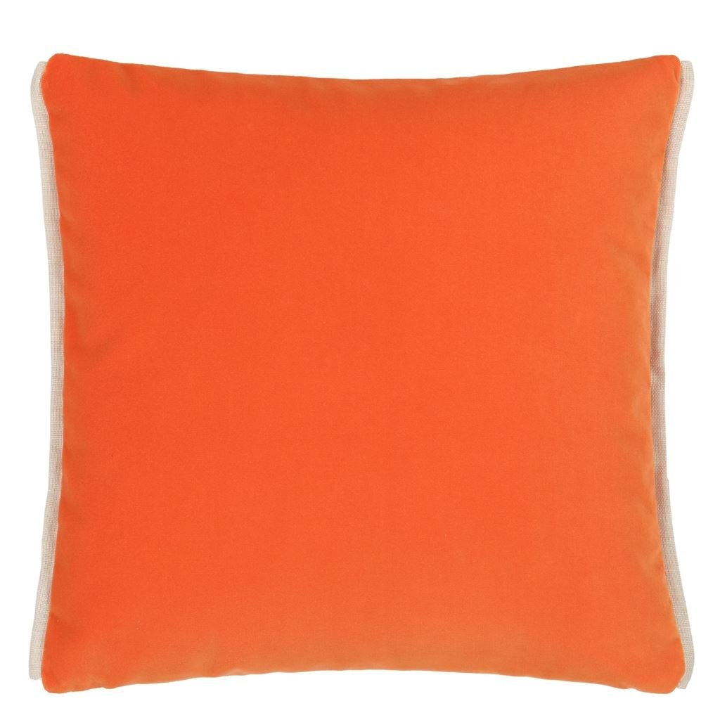 Designers Guild Varese Zinnia & Ochre Decorative Pillow - Zinnia & Ochre - Cushion - 17" x 17" - 3