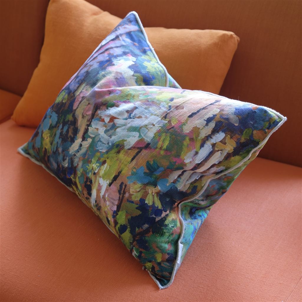 Foret Impressionniste - Forest - Cushion - 18" X 24"