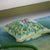 Celastrina Embroidered - Turquoise - Cushion - 22" X 22"