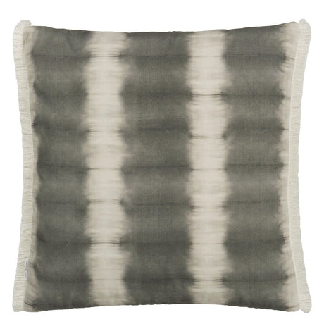 Designers Guild Grayton Graphite Outdoor Decorative Pillow at Fig Linens and Home - 162