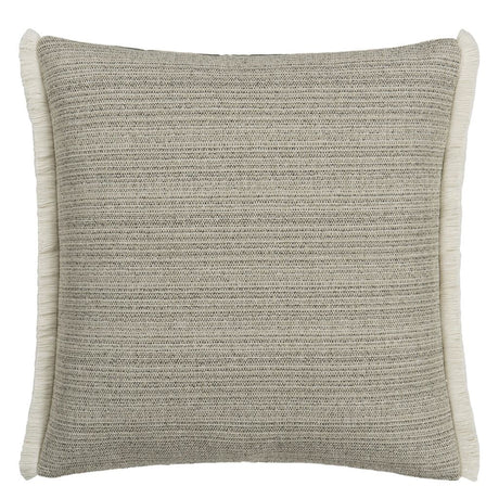 Designers Guild Grayton Graphite Outdoor Decorative Pillow at Fig Linens and Home - 161