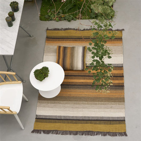 Designers Guild Muturi Natural Outdoor Decorative Pillow at Fig Linens and Home - 9