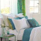Designers Guild Designers Guild Astor Jade Bedding - Queen Duvet Cover 96 x 88in Jade at FIG LINENS AND HOME - 1