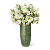 Calinda Tall Vase in Forest Green by AERIN at Fig Linens and Home 3