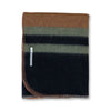 Field Throw Blanket in Cognac / Black / Forest Green | Alicia Adams Alpaca at Fig Linens and Home