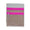 Field Throw Blanket in Light Taupe / Tobacco / Shocking Pink | Alicia Adams Alpaca