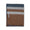 Field Throw Blanket in Charcoal / Cognac / Taupe | Alicia Adams Alpaca at Fig Linens and Home