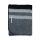 Field Throw Blanket in Black / Charcoal / Light Grey | Alicia Adams Alpaca at Fig Linens and Home