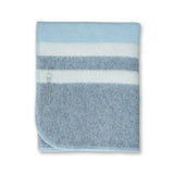 Field Throw Blanket in Light Blue / Light Grey / Ivory | Alicia Adams Alpaca at Fig Linens and Home