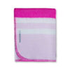 Field Throw Blanket Shocking Pink / Light Pink / Ivory | Alicia Adams Alpaca at Fig Linens and Home