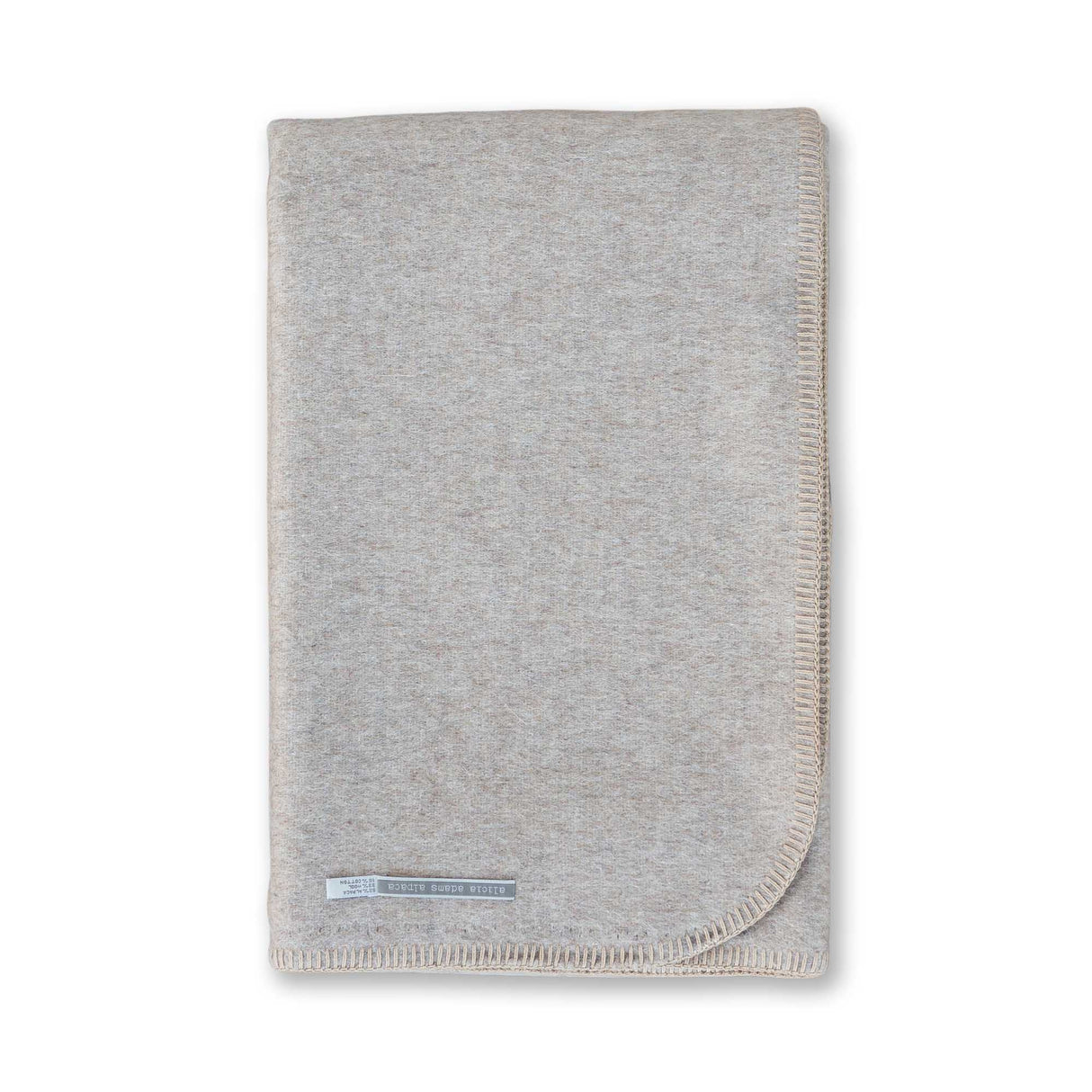 Field Throw Blanket in Light Taupe | Alicia Adams Alpaca at Fig Linens and Home