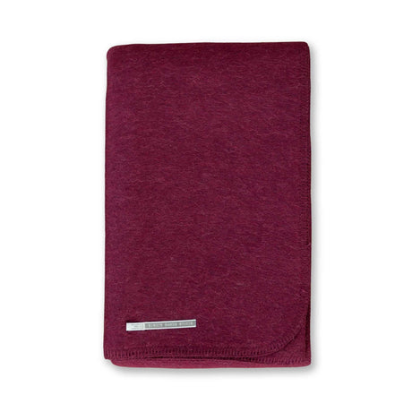 Field Throw Blanket in Bordeaux | Alicia Adams Alpaca at Fig Linens and Home