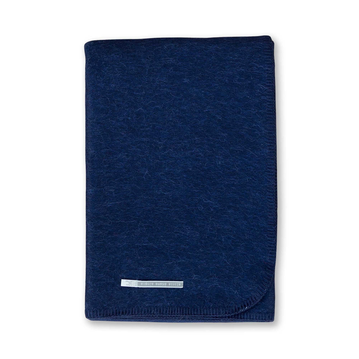 Field Throw Blanket in Navy | Alicia Adams Alpaca at Fig Linens and Home