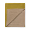Alicia Adams Alpaca Hudson Bed Blanket at Fig Linens and Home in French Yellow and Beige