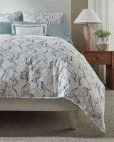 Muro Poolside Full and Queen Duvet Cover 88X92 | Sferra at Fig Linens and Home