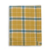 Alicia Adams Alpaca Aberdeen Throw - French Yellow and Teal at Fig Linens and Home