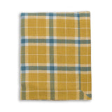 Alicia Adams Alpaca Aberdeen Throw - French Yellow and Teal at Fig Linens and Home