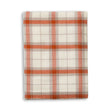Alicia Adams Alpaca Aberdeen Throw - Ivory and Orange at Fig Linens and Home
