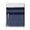 Field Throw Blanket in Ivory / Denim Blue / Navy | Alicia Adams Alpaca at Fig Linens and Home