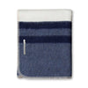 Field Throw Blanket in Ivory / Denim Blue / Navy | Alicia Adams Alpaca at Fig Linens and Home
