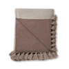 Alicia Adams Alpaca Sydney Blanket in Light Taupe and Ivory | Fig Linens and Home