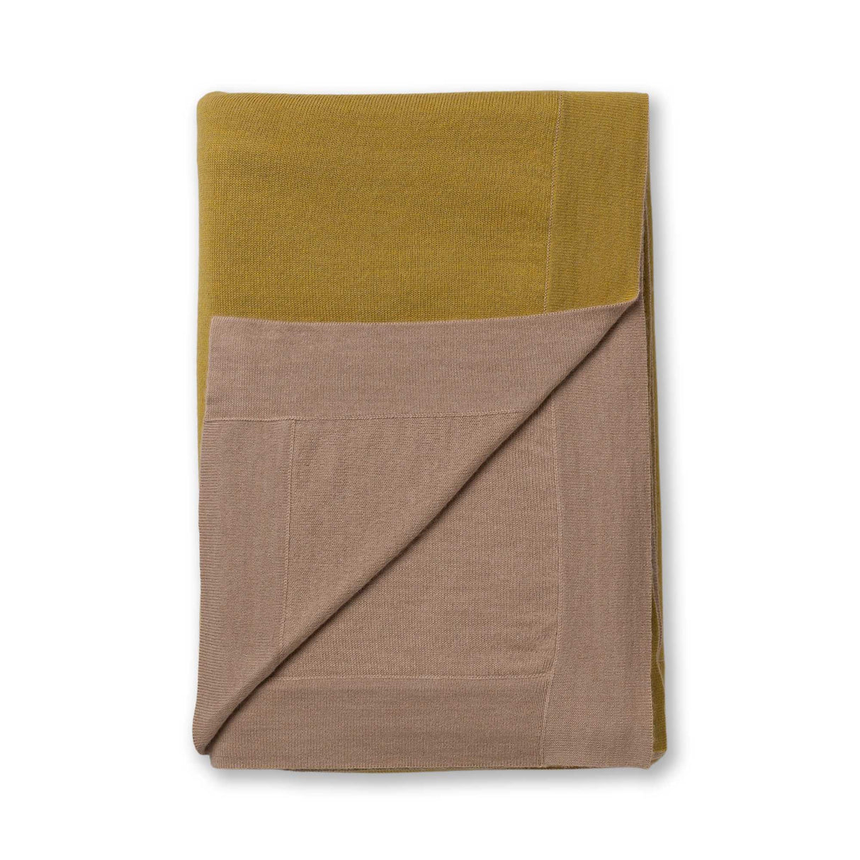 Tokyo Bed Blanket by Alicia Adams Alpaca at Fig Linens and Home - Beige and French Yellow