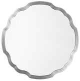 Silver Leaf Round Chippendale Mirror by Mirror Home at Fig Linens and Home 1